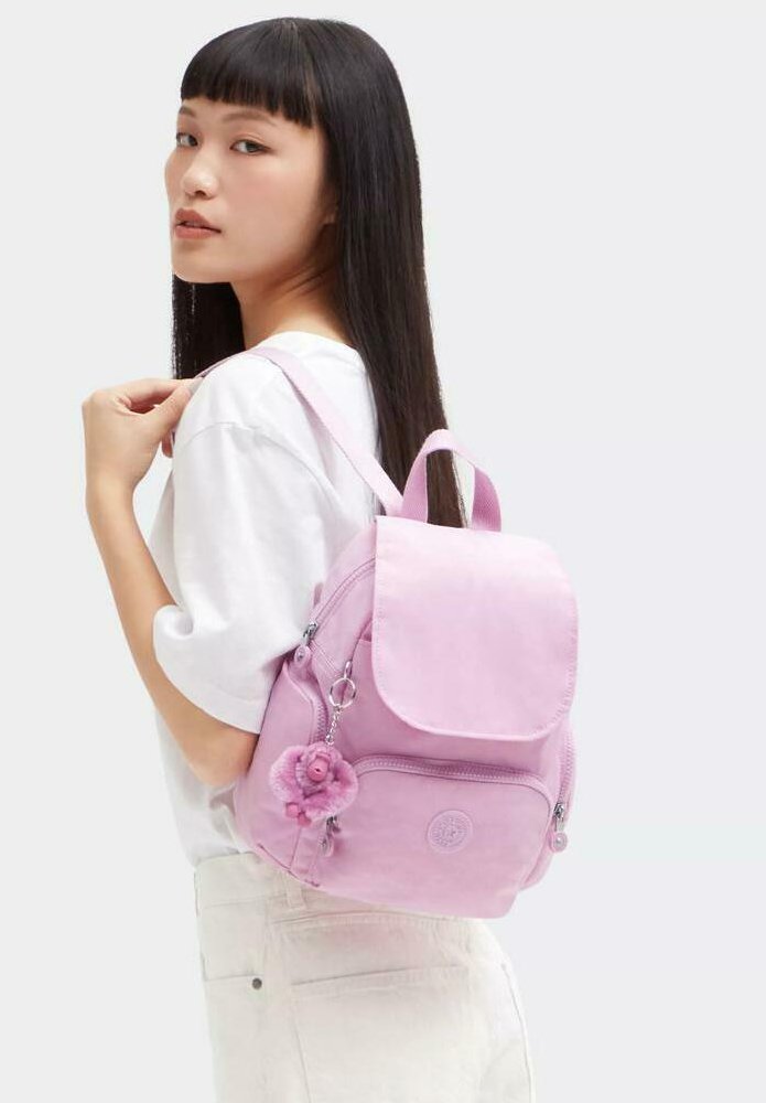 Рюкзак CITY ZIP MINI Kipling, цвет blooming pink
