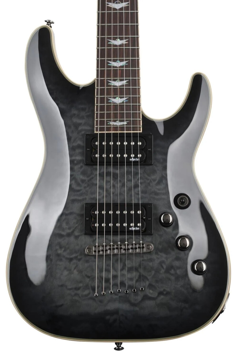 

Электрогитара Schecter Omen Extreme-7 — See Thru Black