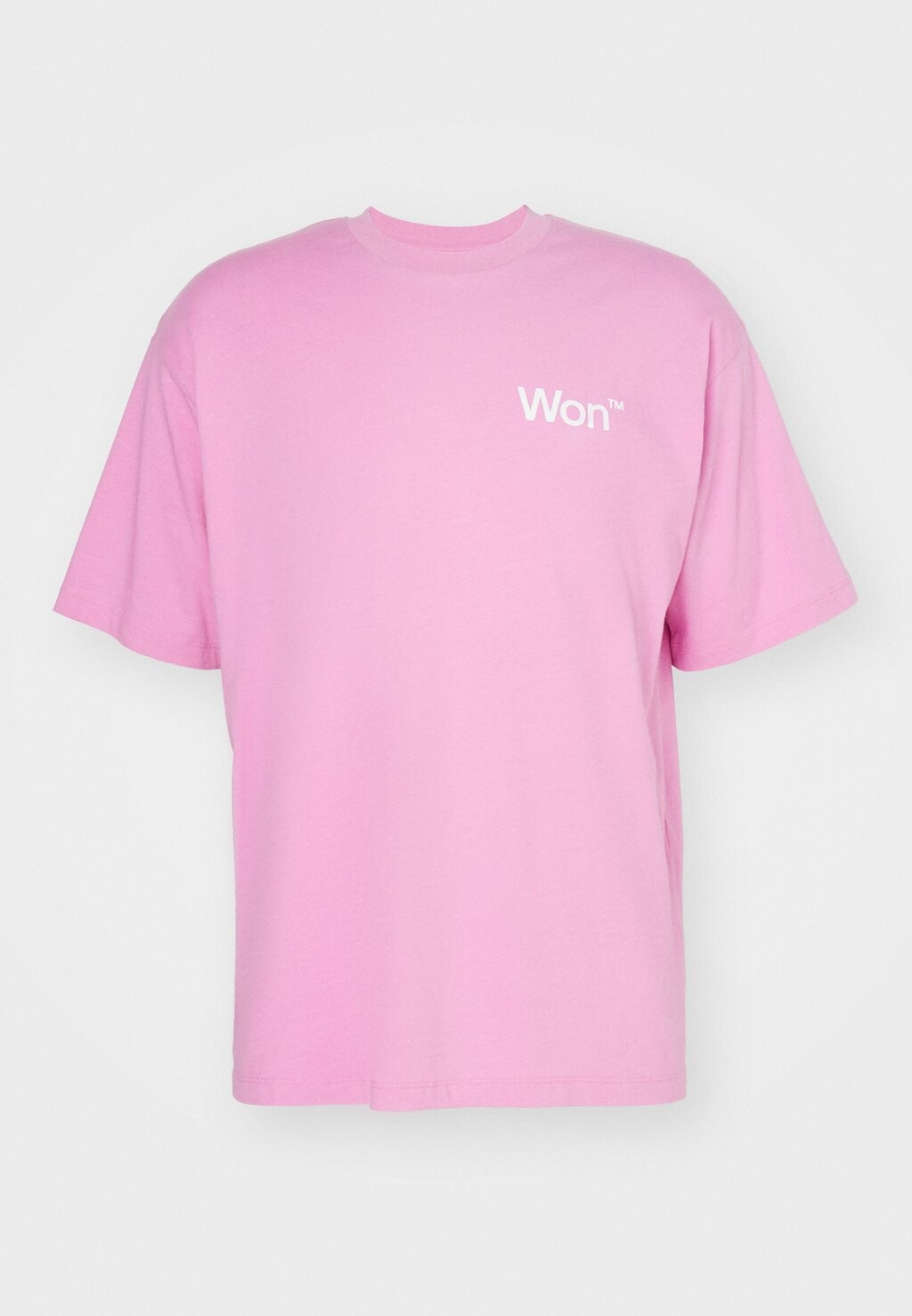 

Базовая футболка The Staff Tee Logo Won Hundred, розовая фуксия
