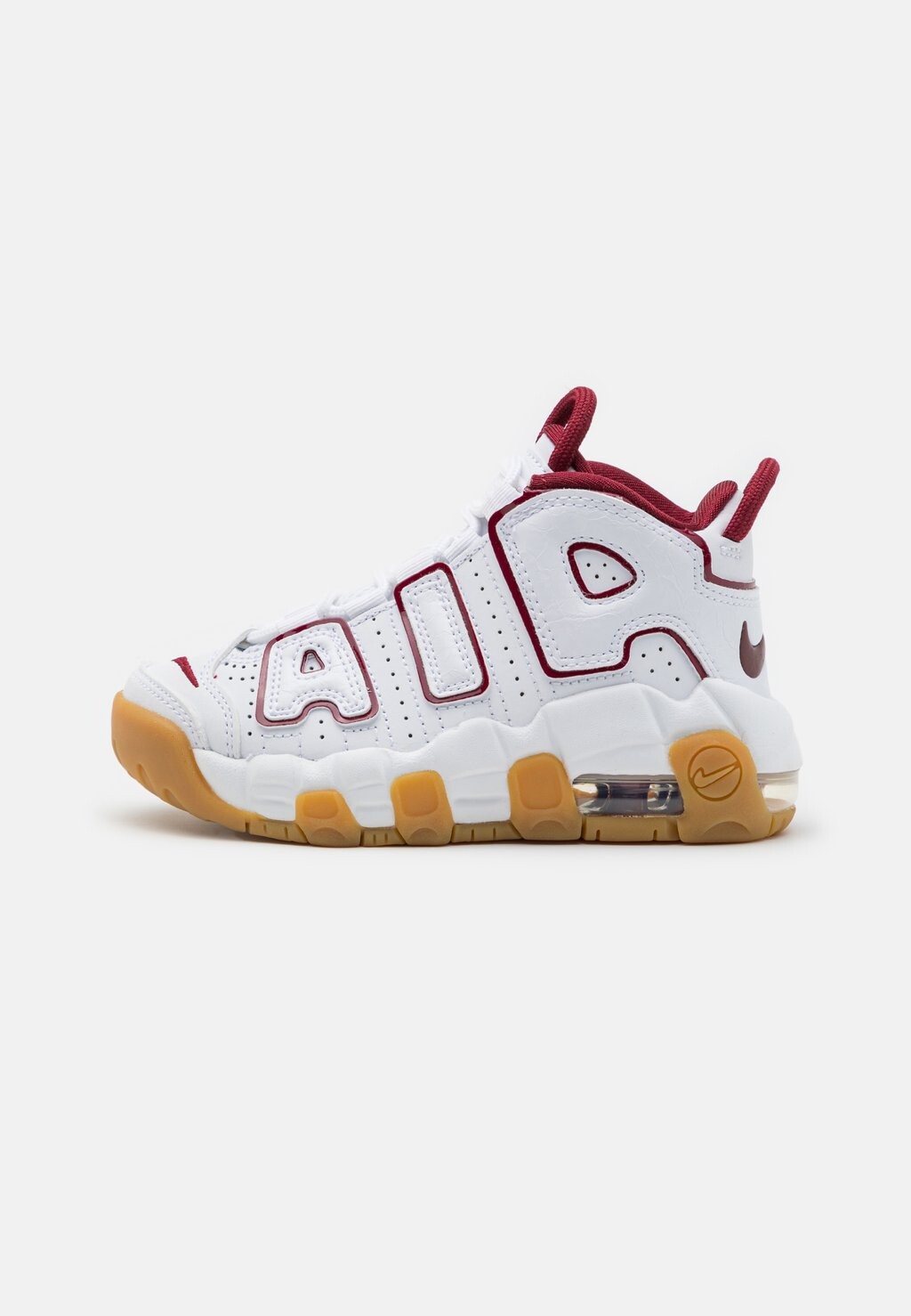 Высокие кроссовки Air More Uptempo Unisex Nike, цвет white/team red/light brown