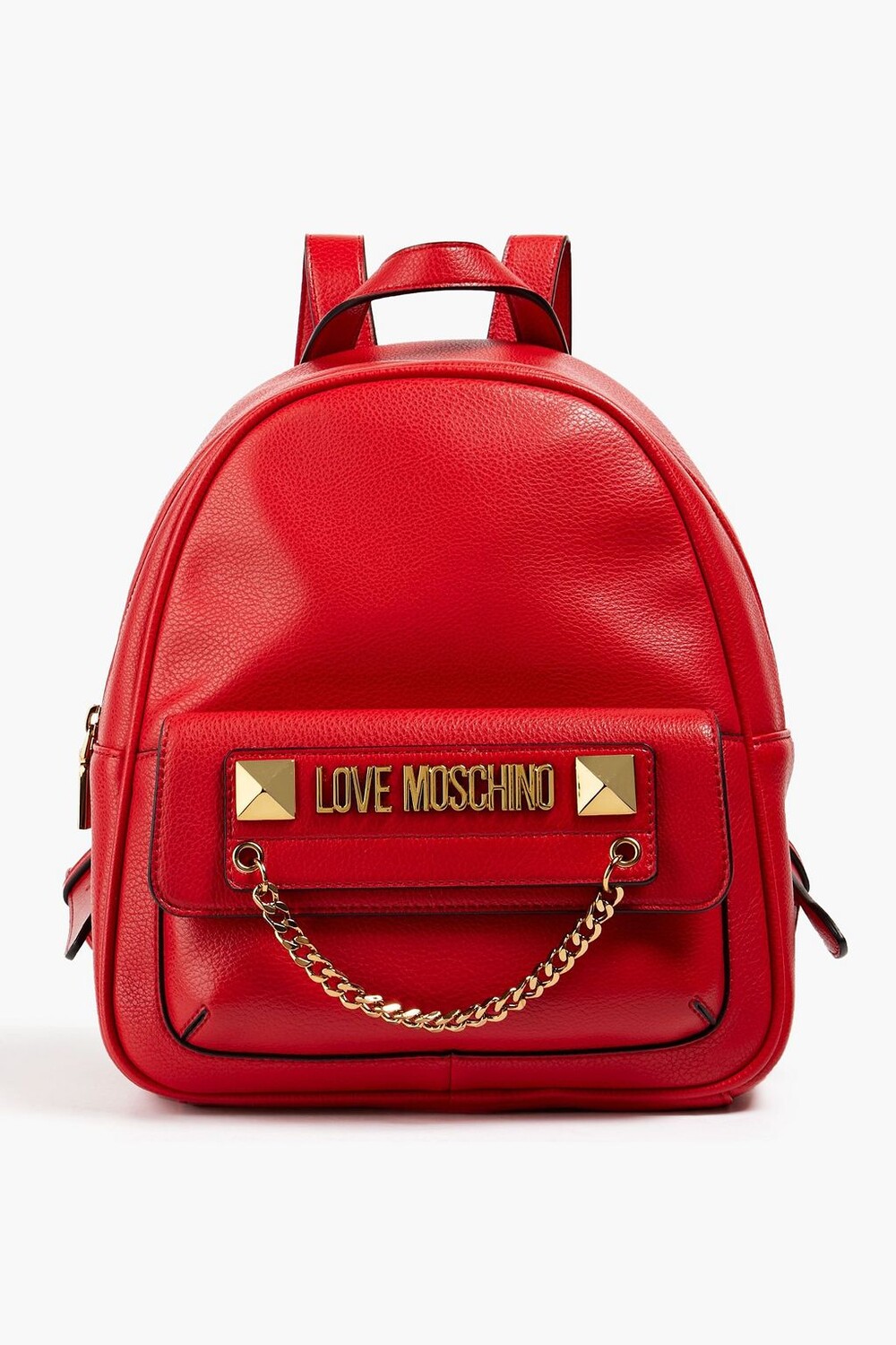 

Украшенный рюкзак из искусственной кожи LOVE MOSCHINO, красный