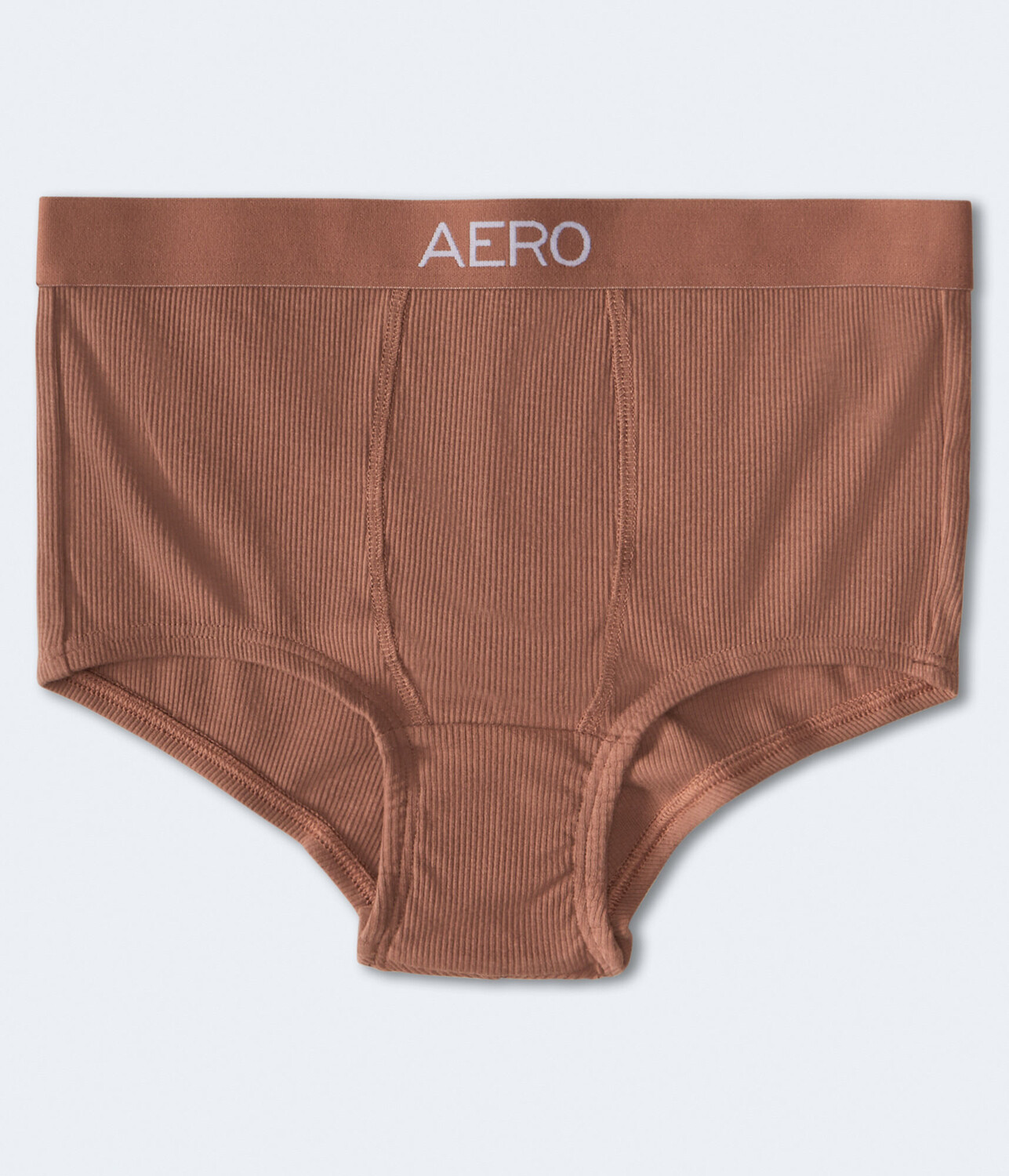 

Однотонные шорты для мальчика с логотипом Aeropostale, коричневый