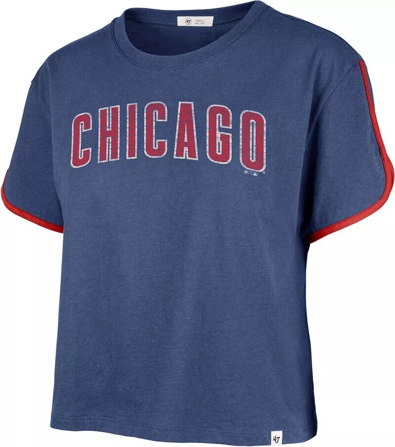 

Женский укороченный топ с надписью Royal Wordmark '47 Chicago Cubs