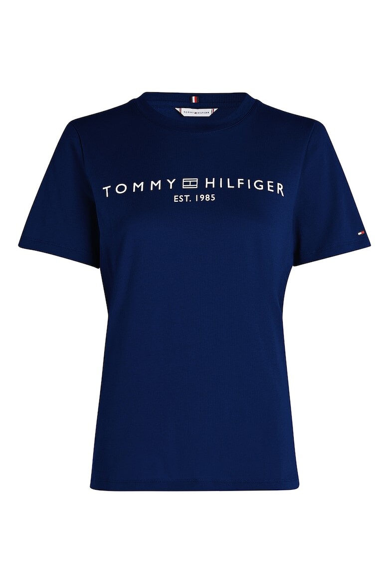 

Хлопковая футболка с логотипом Tommy Hilfiger, синий