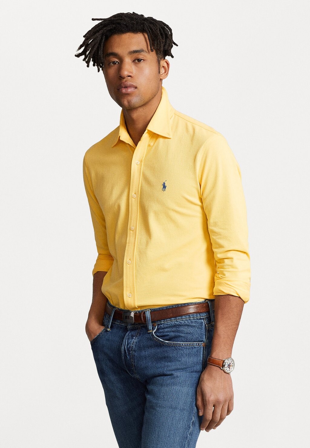 

Рубашка ДЛИННЫЙ РУКАВ Polo Ralph Lauren, осень желтый