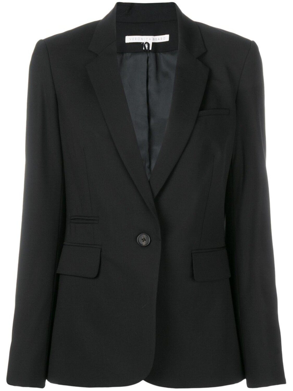 

Veronica Beard double pocket blazer, черный