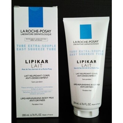 

Lipikar Lait 200 мл липидовосполняющее молочко для тела против сухости, La Roche-Posay