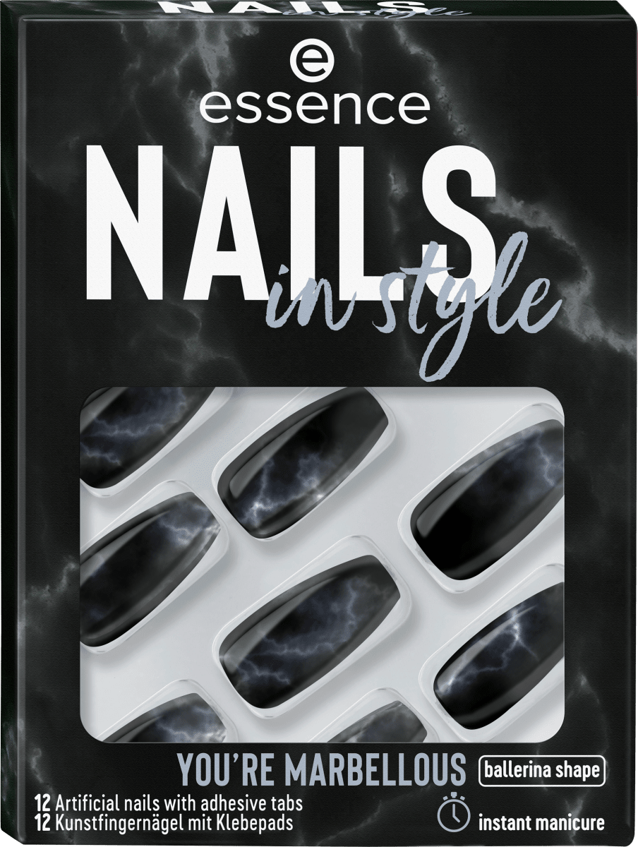 Накладные ногти Nails In Style 17 You're Marbellous 12 штук essence