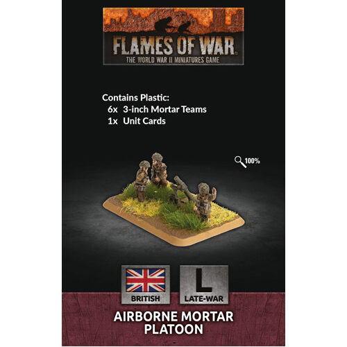 Фигурки Flames Of War: Airborne Mortar Platoon (X6 Plastic)