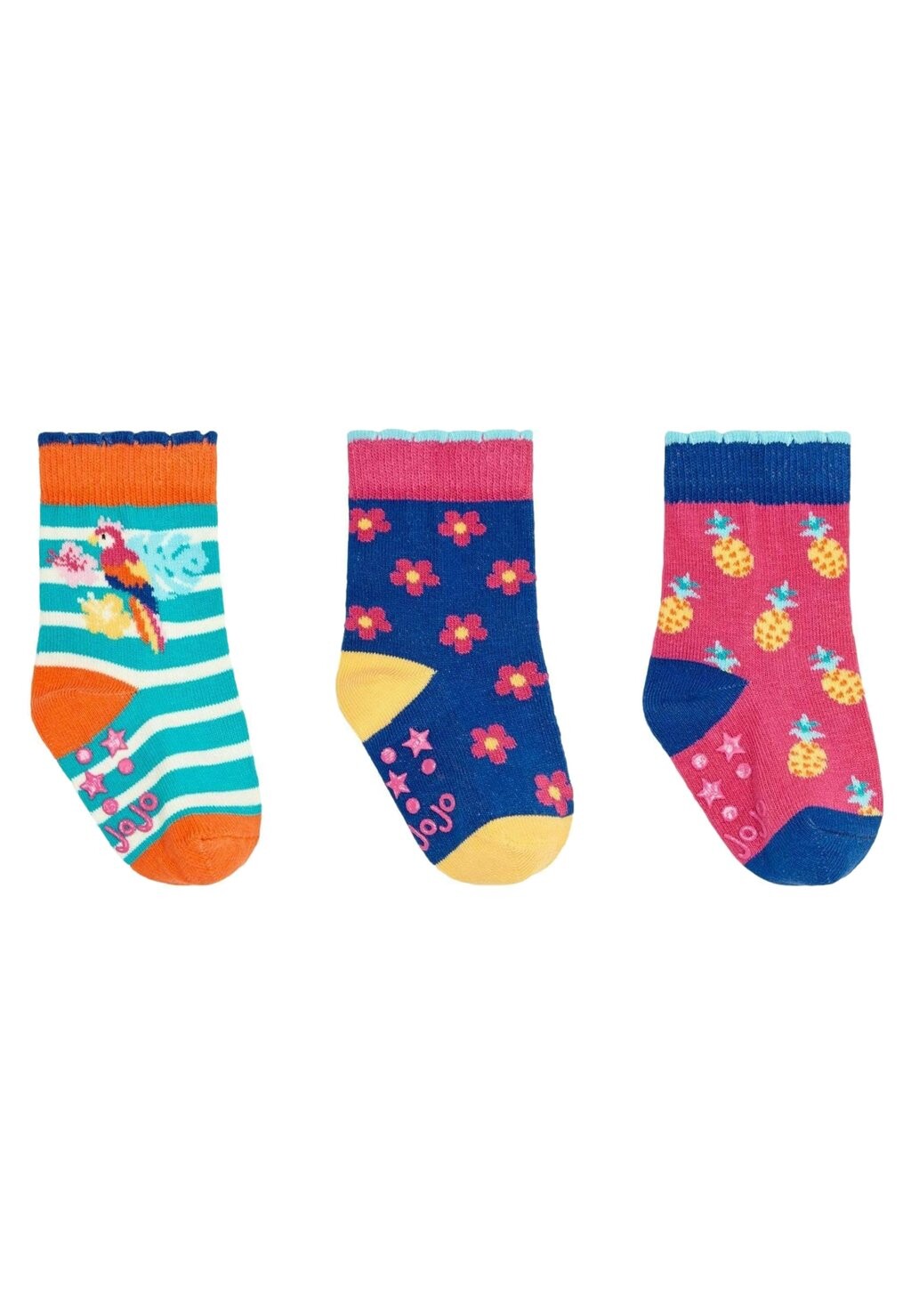 

Носки 3-PACK FRUIT JoJo Maman Bébé, зеленый