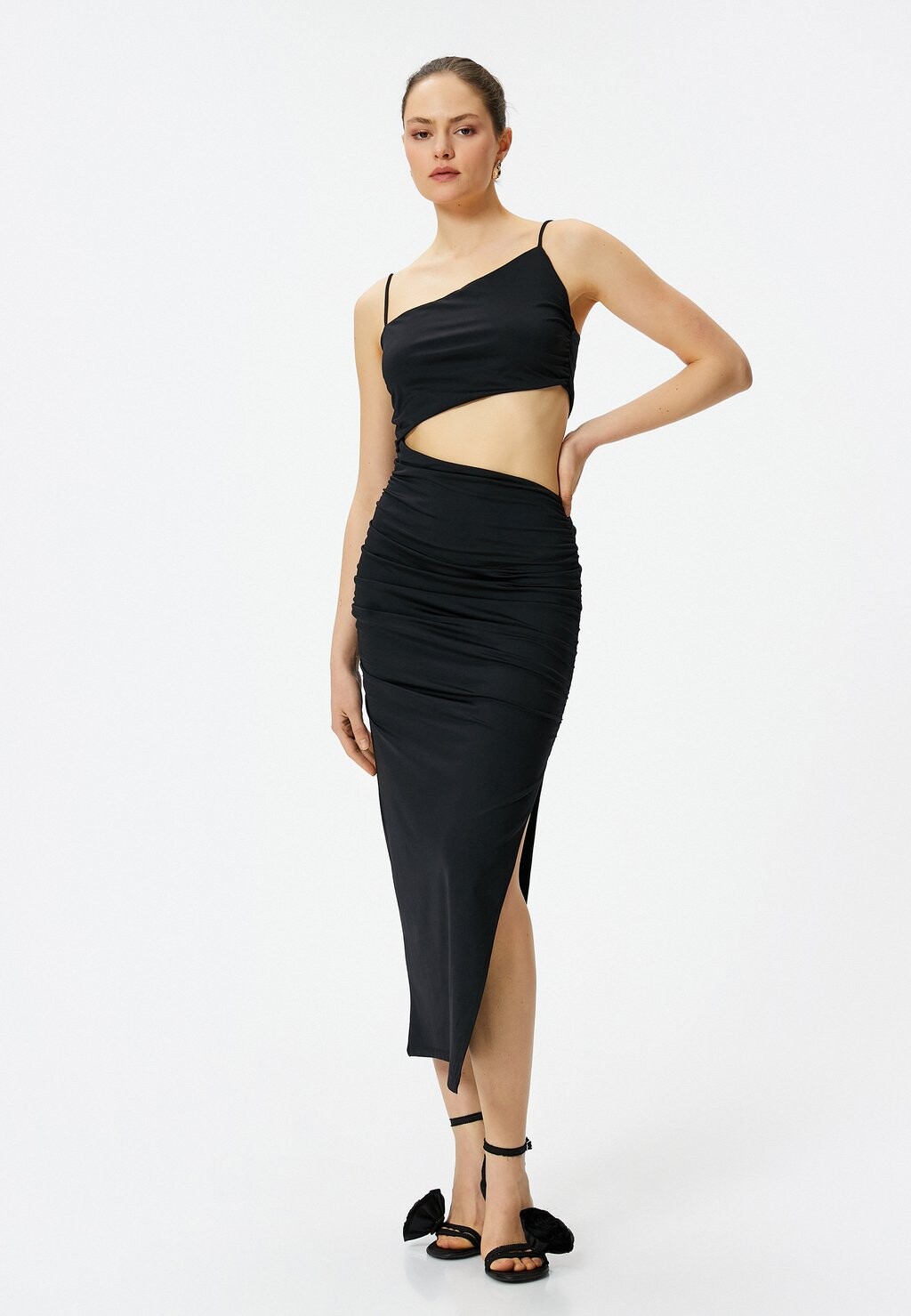 

Дневное платье CUT OUT Koton, черный