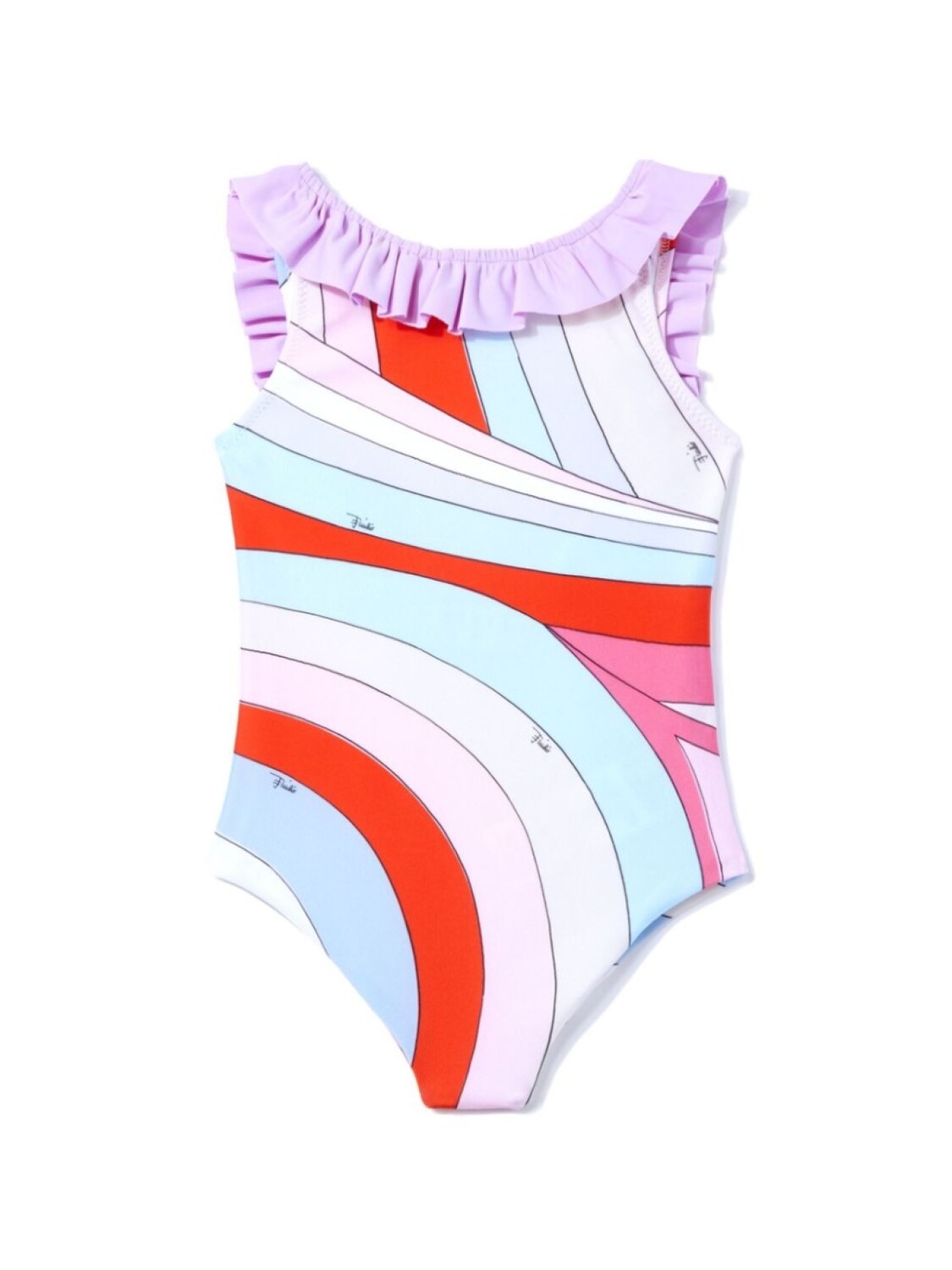 

PUCCI Junior купальник с принтом Iride, фиолетовый