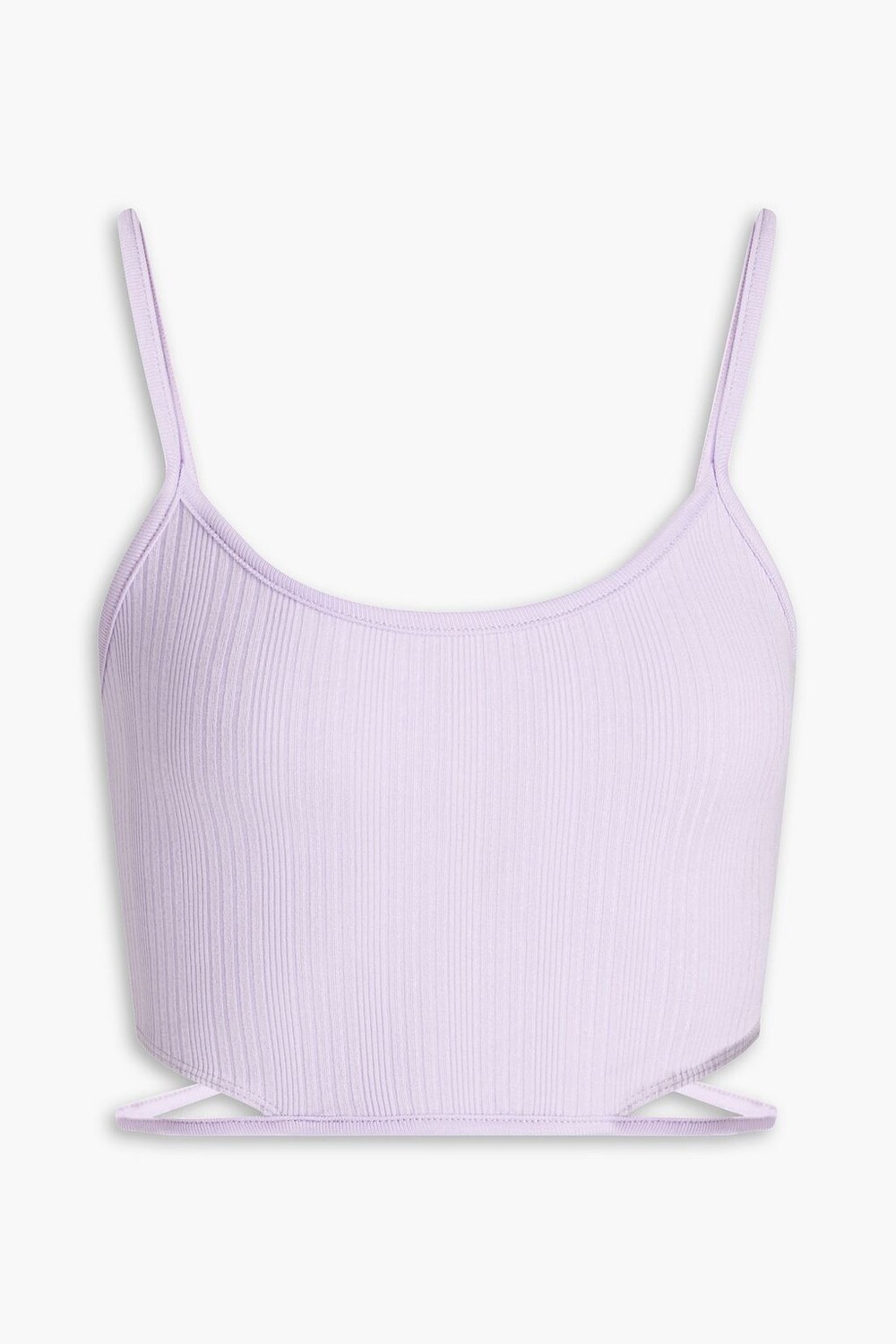 

Укороченная майка Elliana из эластичного модала с вырезами SIMKHAI, сиреневый