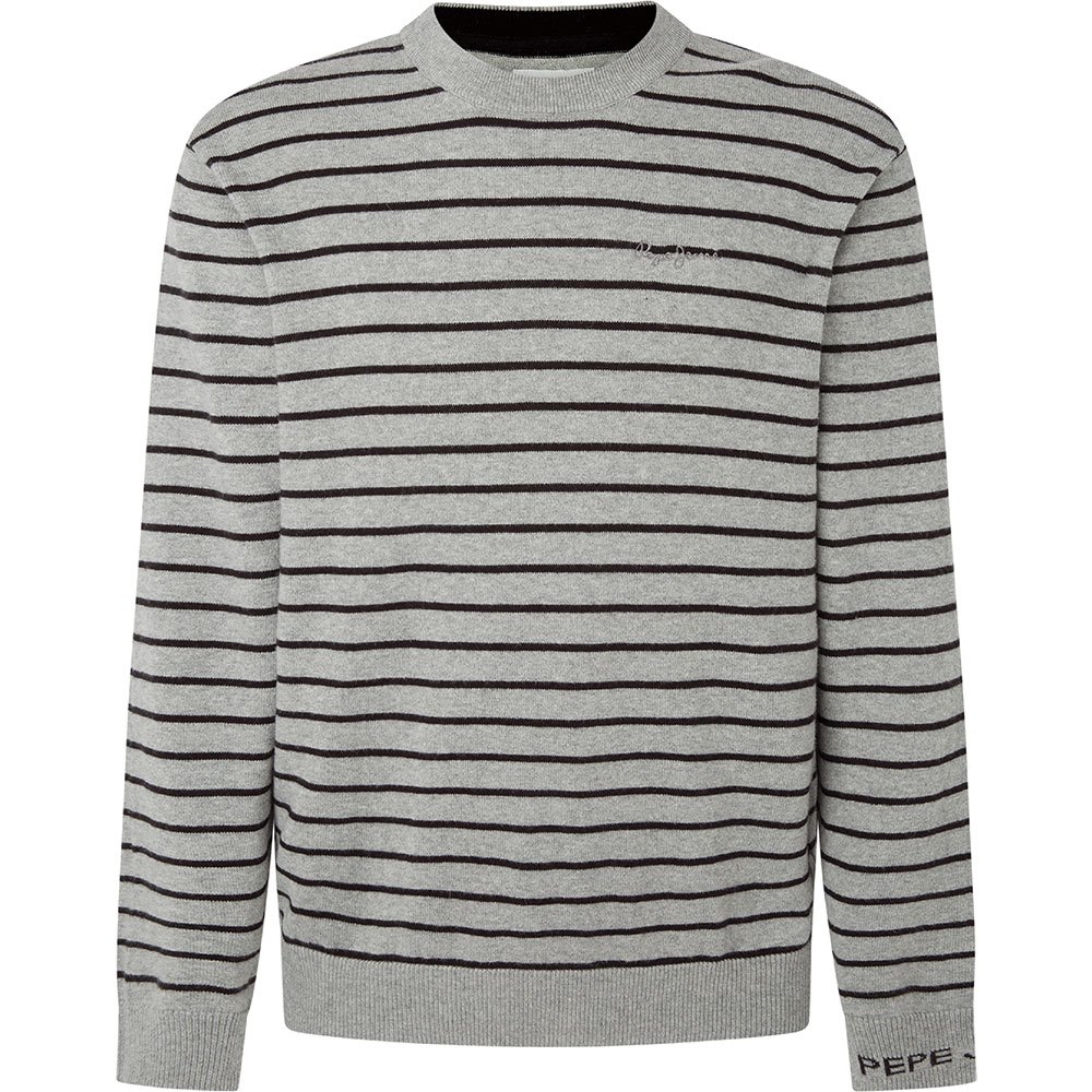 

Свитер Pepe Jeans Andre Stripes, серый