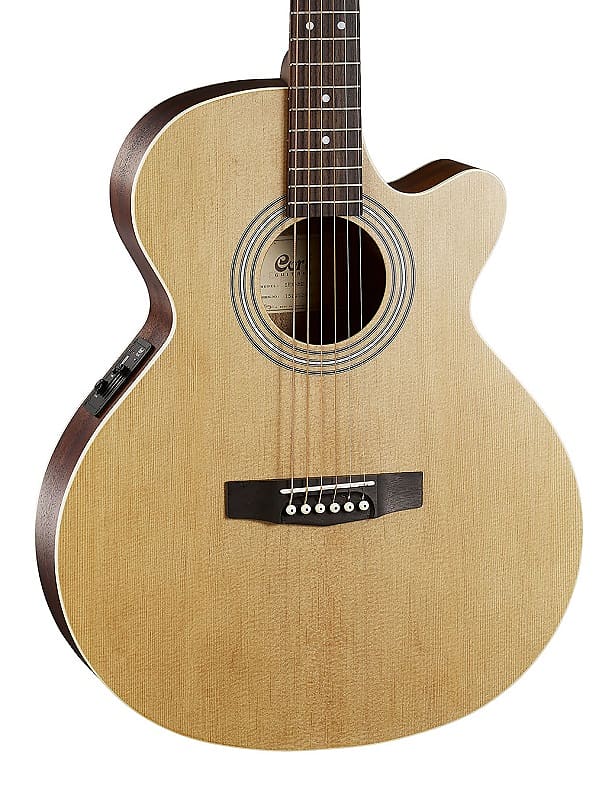 цена Акустическая гитара Cort SFXMEOP SFX Series Acoustic Electric Cutaway Guitar. Open Pore