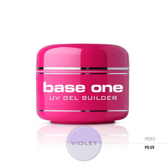 

Фиолетовый гель для наращивания ногтей, 15 г Silcare, Gel Base One