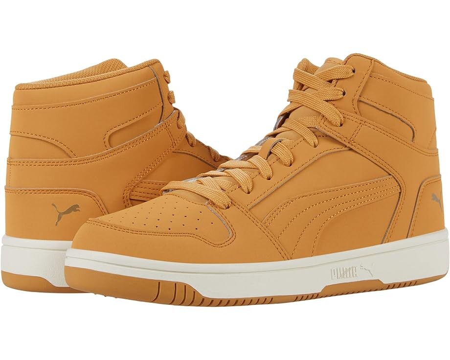 

Кроссовки PUMA Rebound Layup Nubuck, цвет Taffy/Puma Team Gold/Marshmallow