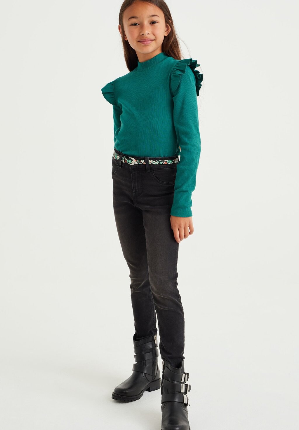 

Свитер Met Ruches WE Fashion, зеленый