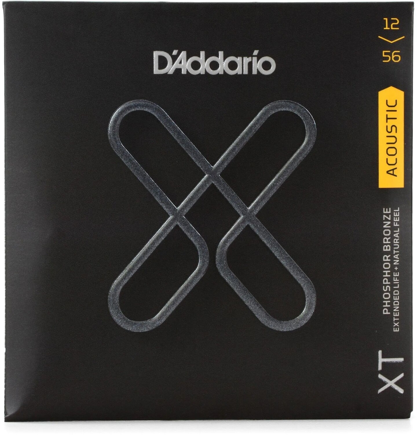 

Струны D'Addario XTAPB1256 XT с фосфорным бронзовым покрытием для акустической гитары — .012-.056 Светлый верх/средний низ