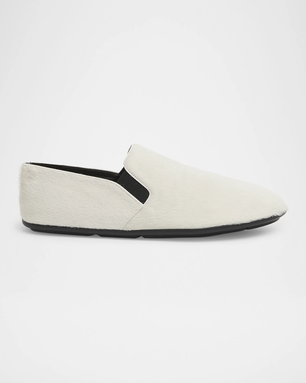 

Легкие лоферы Vincit из телячьего волоса The Row, цвет Wht White