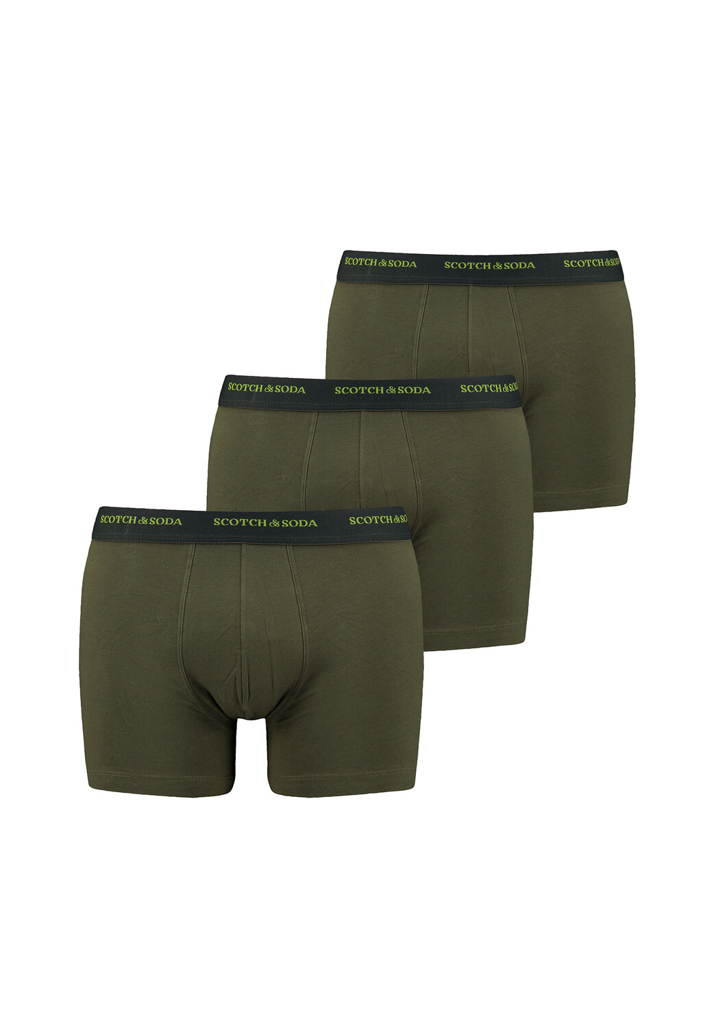 

Боксеры Scotch & Soda Boxershorts SCSO Men Base Logo Boxer 3 шт, оливковый