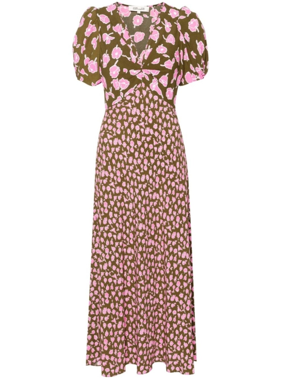 

DVF Diane von Furstenberg платье миди Margeaux, зеленый