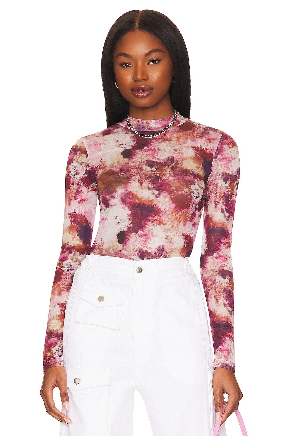 

Топ Bardot Lea Mesh, цвет Tie Dye