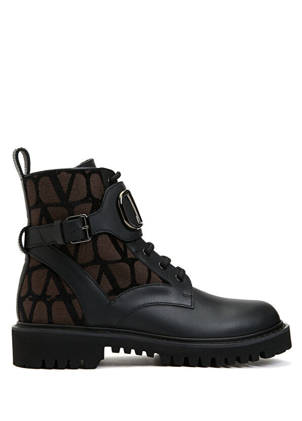 

Женские кожаные сапоги Valentino Garavani, черный