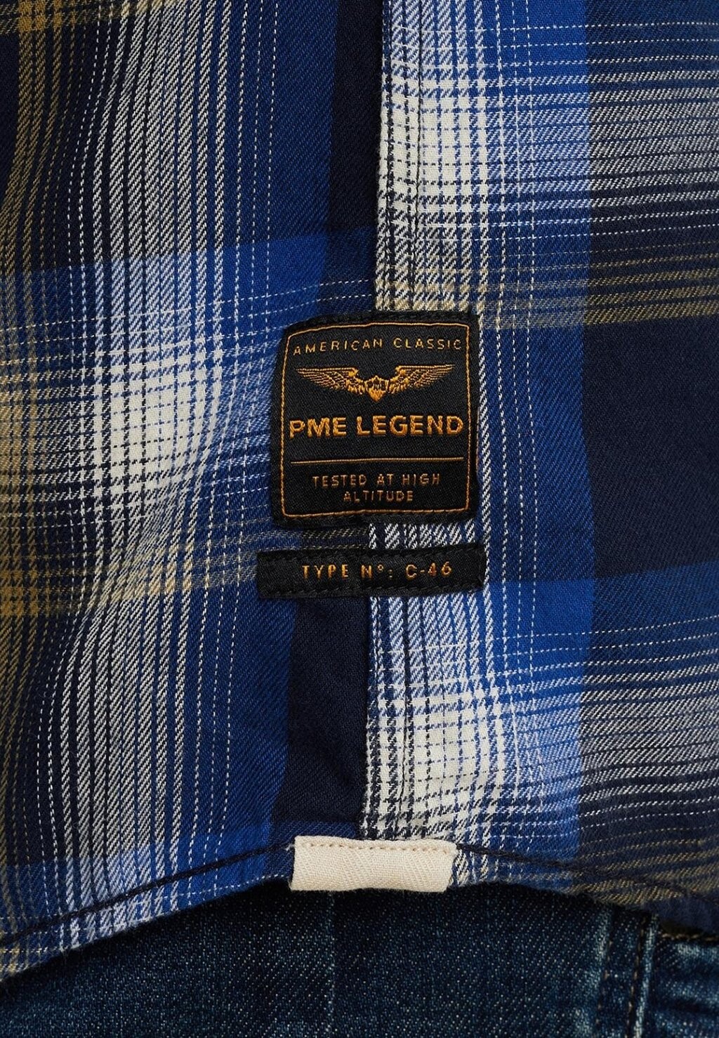 

Рубашка MIT KAROMUSTER PME Legend, темно-синий