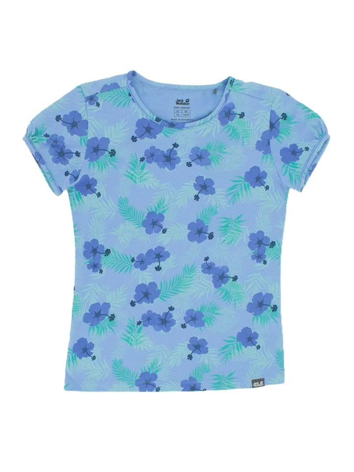 

Футболка Jack Wolfskin Yuba Tee Girls, синий