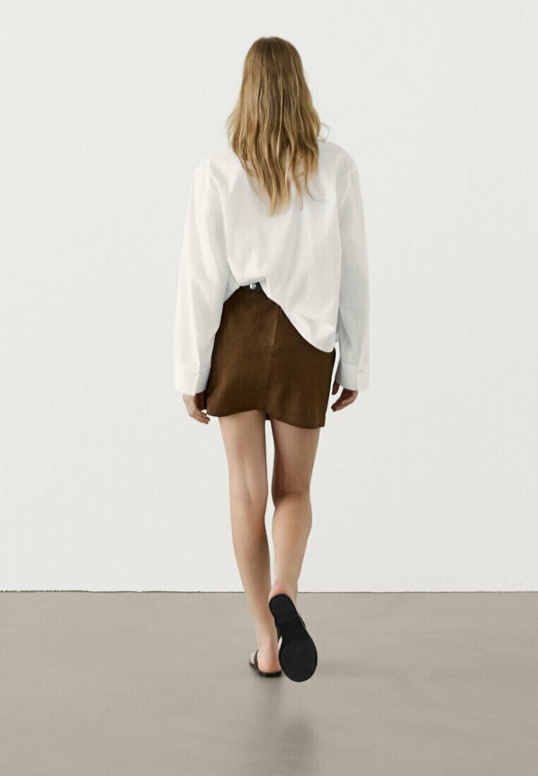 

Блузка на пуговицах Massimo Dutti, белый