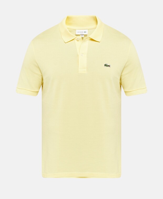 

Рубашка-поло из пике Lacoste, светло-желтого