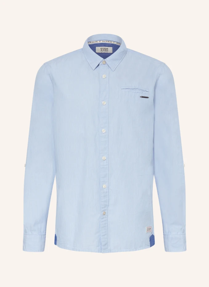 

Рубашка стандартного кроя Scotch & Soda, синий