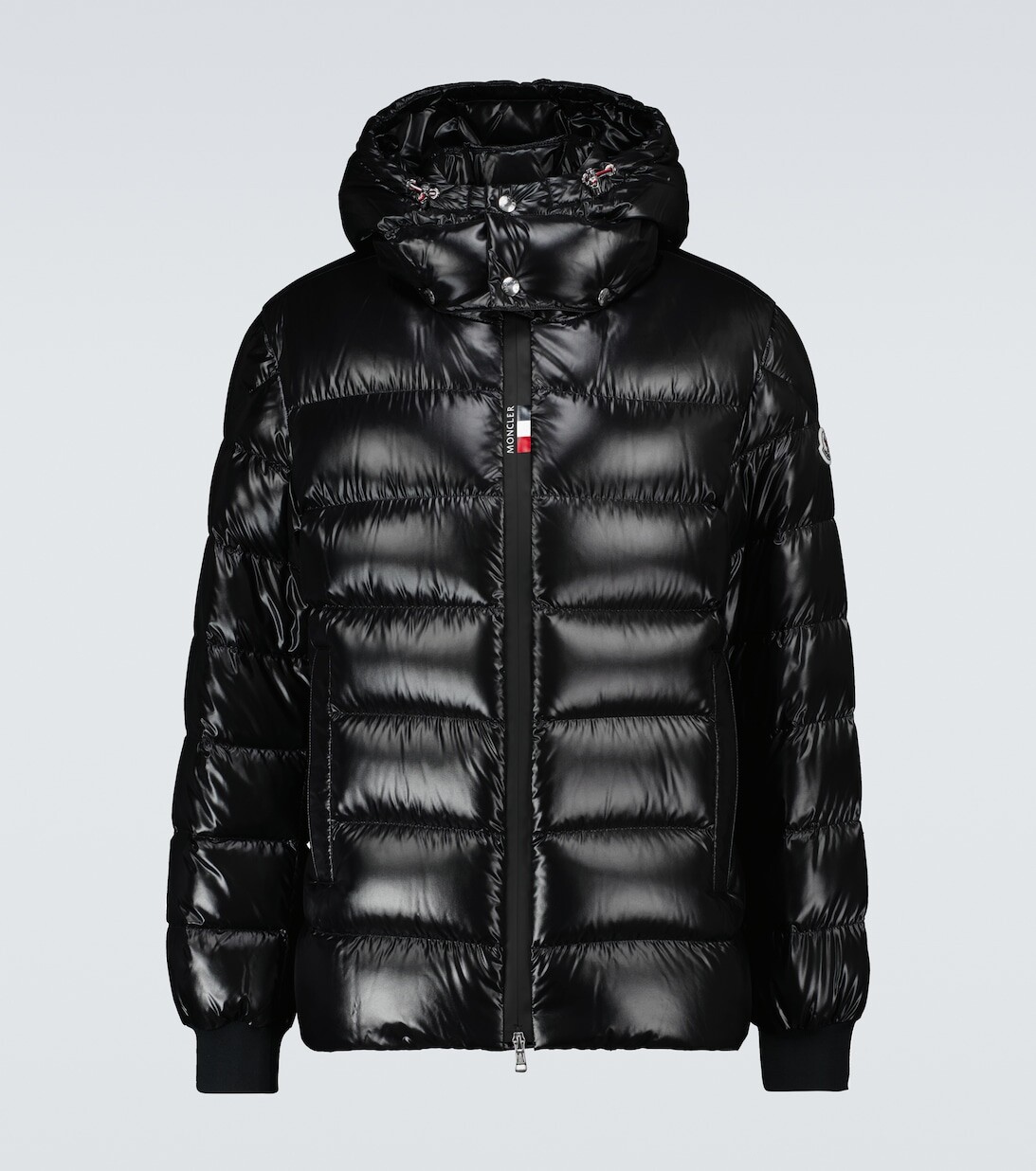 Пуховик кувелье Moncler, черный