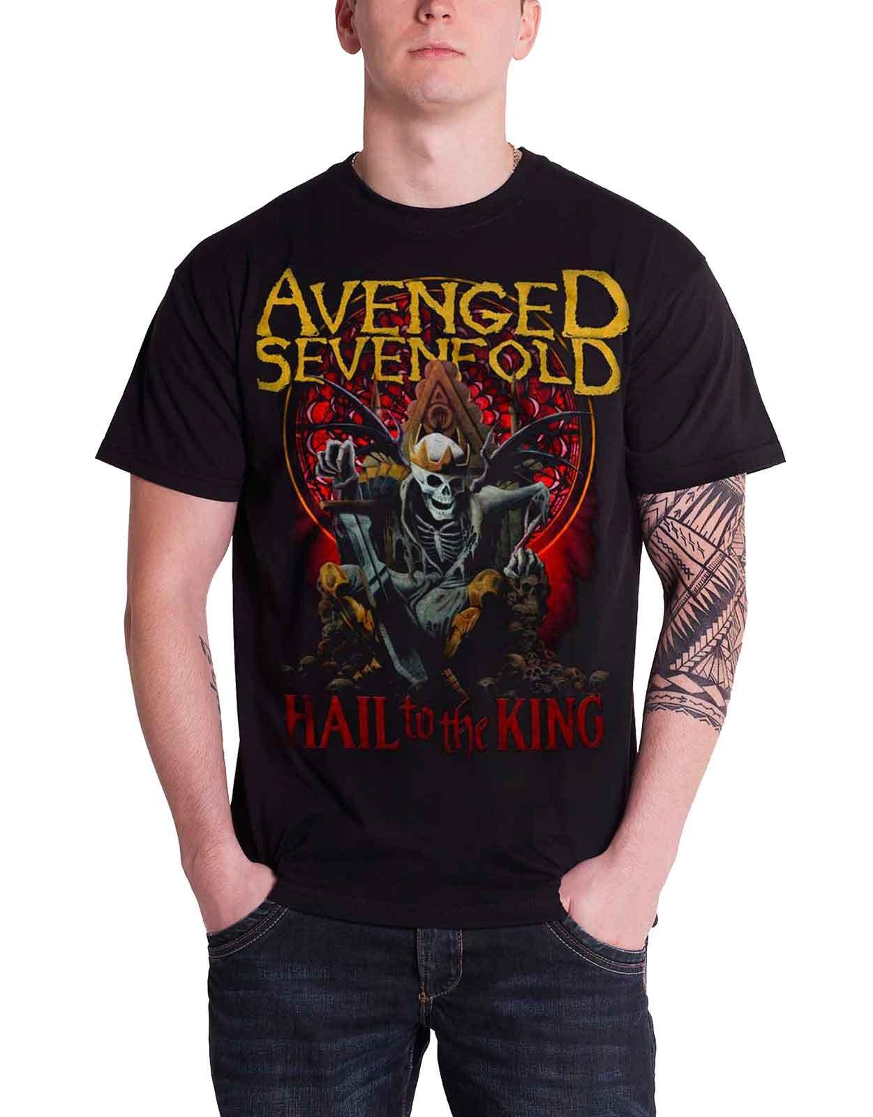 Футболка Day Rises Avenged Sevenfold, черный avenged sevenfold new day rises tour 2014 black shirt new official a7x hail king print t shirt men brand clothing