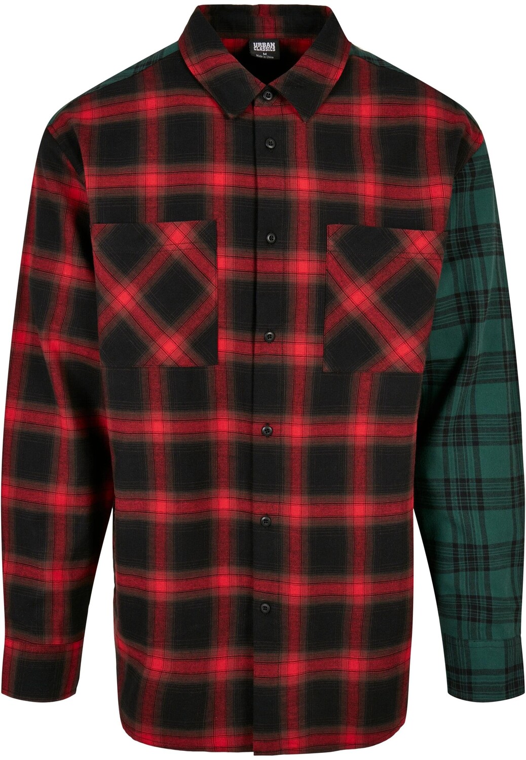 

Футболка Urban Classics Flanell Hemden, черный