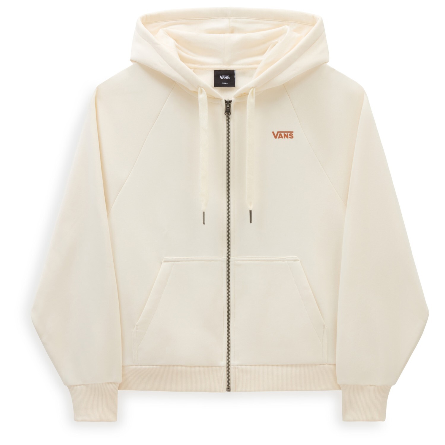 

Толстовка с капюшоном Vans Women's Checker Flower Cocoon Zip, цвет Marshmallow