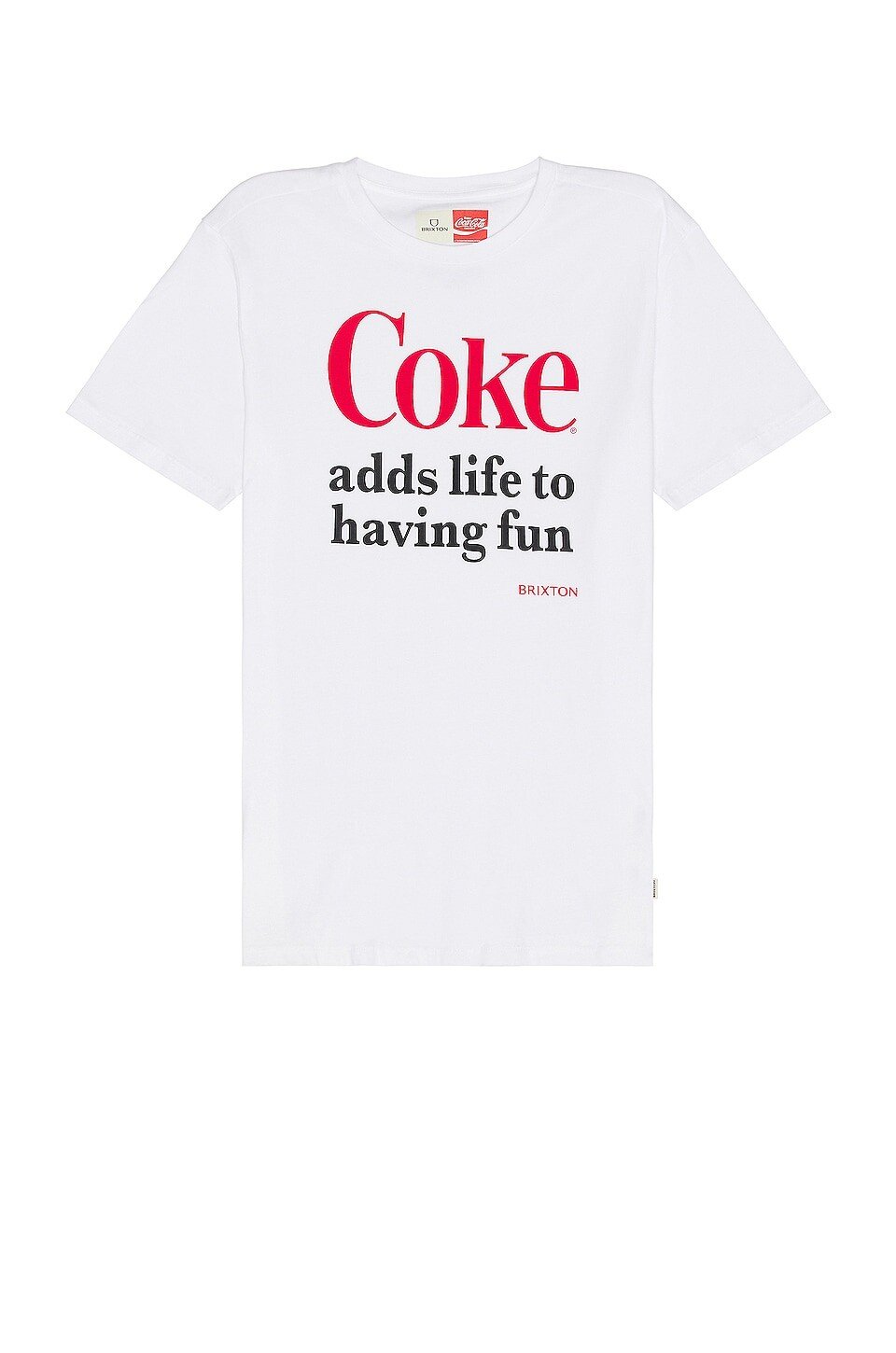 

Футболка Brixton x Coca-cola Having Fun T-shirt, белый