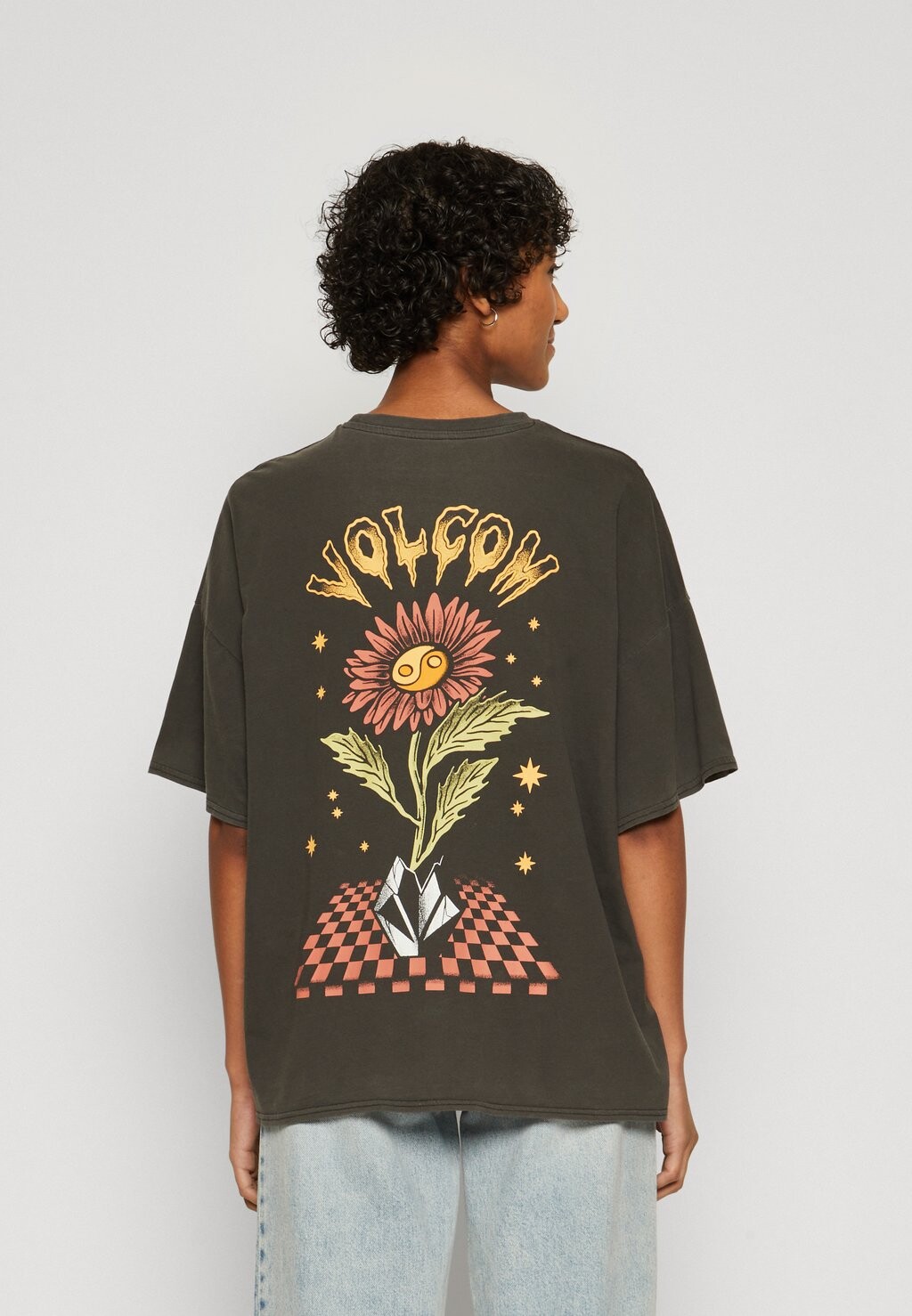 

Футболка с принтом MY GUYS TEE Volcom, цвет vintage black