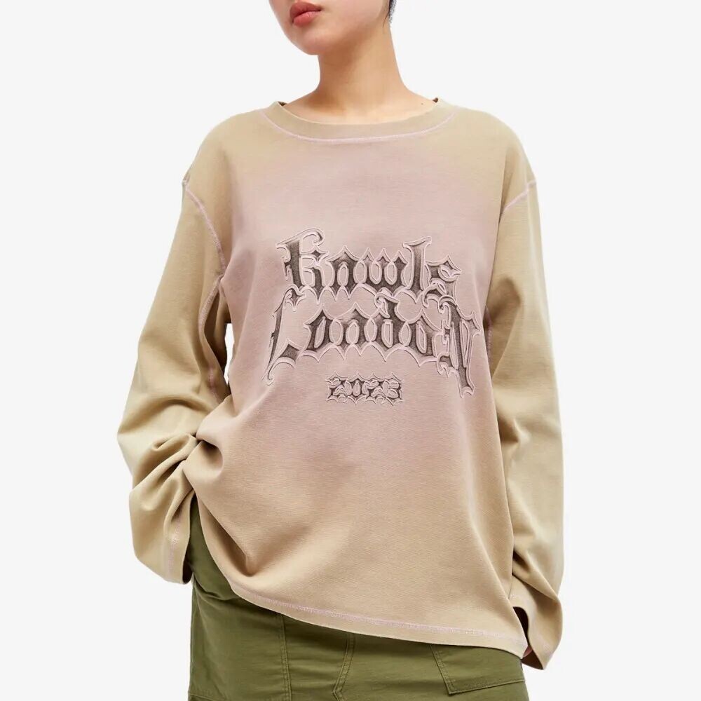 

Knwls Футболка с длинным рукавом Crng, серый