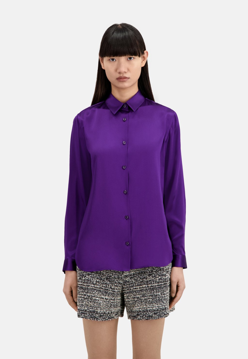 Рубашка The Kooples, фиолетовая