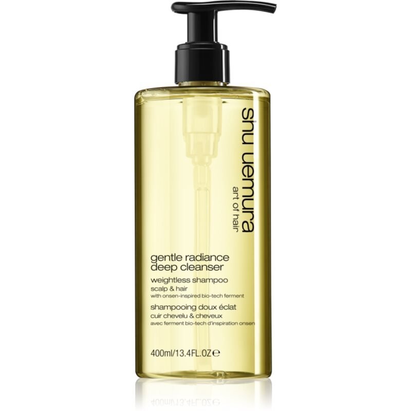 

Shu Uemura Deep Cleanser Gentle Radiance деликатный очищающий шампунь для здоровых и красивых волос 400 мл