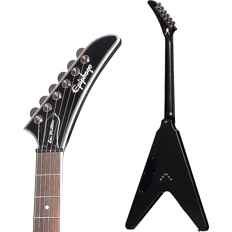 

Электрогитара Epiphone Dave Mustaine Flying V Custom Electric Guitar Black Metallic