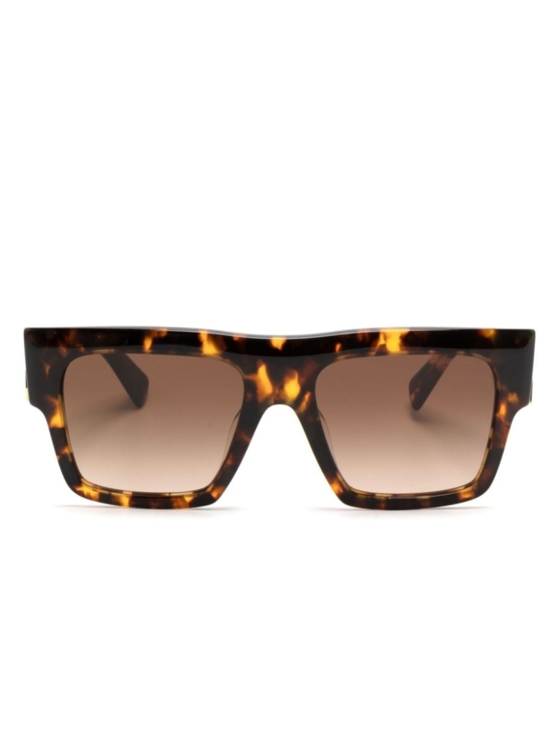 

Miu Miu Eyewear солнцезащитные очки в массивной оправе, коричневый