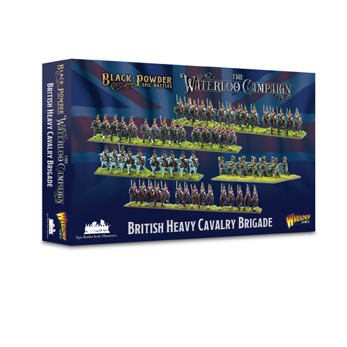 Фигурки Black Powder Epic Battles: Waterloo – British Heavy Cavalry Brigade 6001ит солдатики british heavy cavalry scots greys