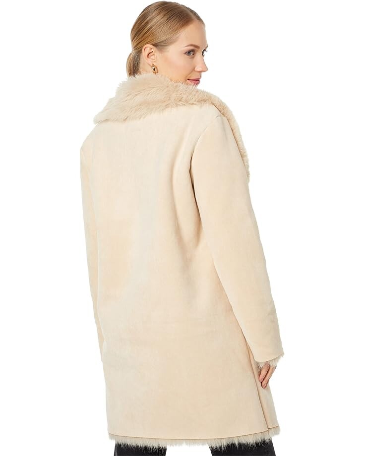 

Пальто Avec Les Filles Faux Toscana Shearling Coat, хаки