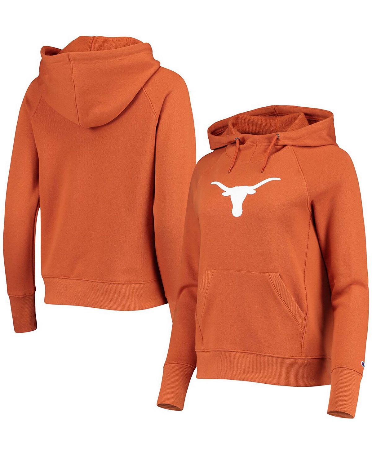 

Женский пуловер с капюшоном и логотипом Texas Longhorns Arch Team Texas Orange Champion