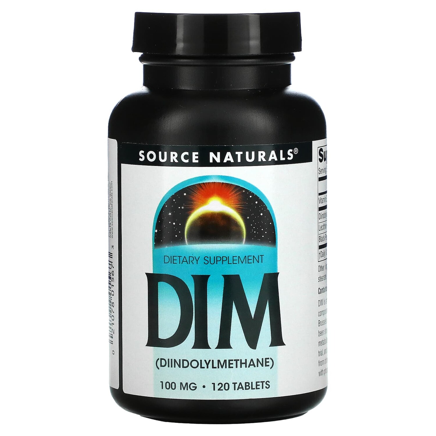 

DIM (дииндолилметан), 100 мг, 120 таблеток, Source Naturals