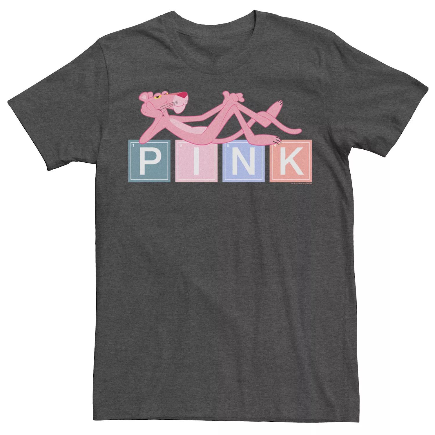 цена Мужская футболка с портретом из периодической плитки «Розовая пантера» Licensed Character