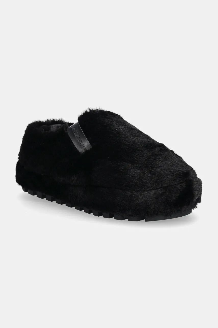 

Тапочки Calvin Klein Jeans HOME ANKE SLIPPER WN FUR, черный